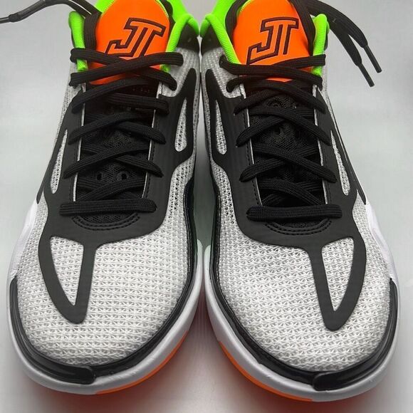 Nike Jordan Tatum 1 White | Orange| Black Home Team DZ3324 108 NWB Men Size 10.5 - Picture 3 of 13